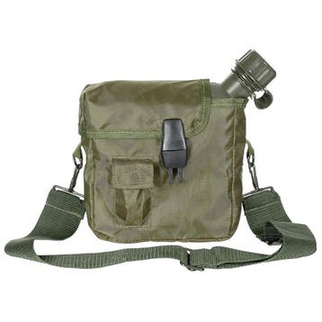 MFH US Veldfles 2QT / 1,9L incl. hoes met alice clips, l..., Ophalen of Verzenden, Nieuw