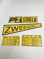 PZ Zweegers stickersets cyclomaaiers schudders, harken, Verzenden, Nieuw, Meerdere stickers