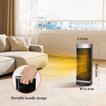 Elektrische Kachel - Keramische Ventilatorkachel - Heater -, Verzenden, Zo goed als nieuw