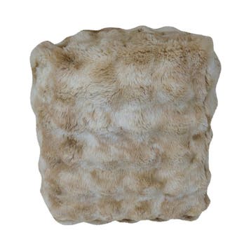 poef teddy bubble beige 40x40x45cm, Verzenden, Nieuw