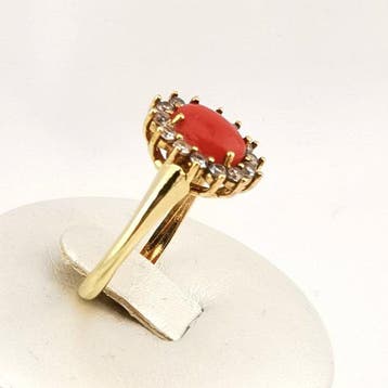Koraal - Argento 925 - Ring - Italiaans handwerk