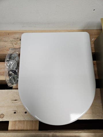 Closetzitting Wiesbaden DeeLine 43 x 35,5 cm QuickRelease, Ophalen of Verzenden, Nieuw, Bad