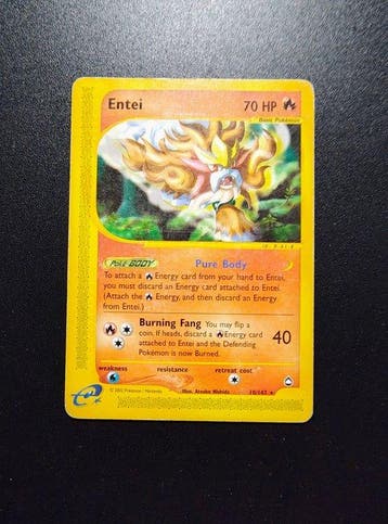 Pokémon - 8 Card - Entei - Suicune - Pinsir - Sneasel -, Nieuw