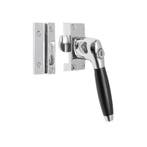 Raamsluiting nikkel met slot Klassiek rechts - voor draai..., Doe-het-zelf en Verbouw, Hang- en Sluitwerk, Ophalen of Verzenden