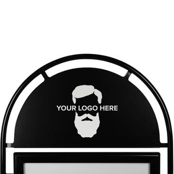 Bedrukt Topbord Round Tube B2 - Black, Nieuw in verpakking