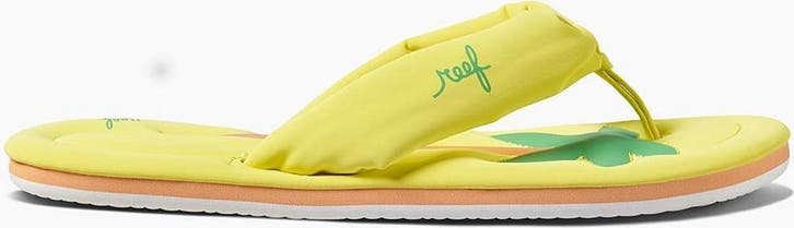 Reef Pool Float - Maat 37.5 - Dames Slippers - Yellow Palm, Kleding | Dames, Schoenen, Verzenden