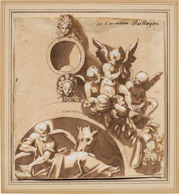 Louis Dorigny (1654-1742) - Study for a decorative project