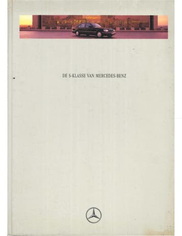 1995 MERCEDES BENZ S KLASSE BROCHURE NEDERLANDS, Nieuw, Author