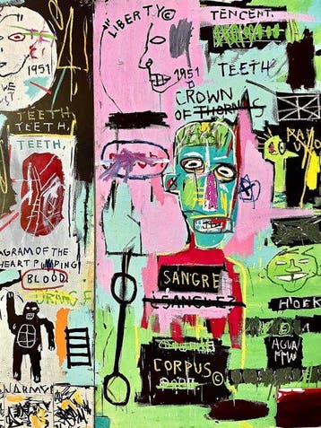 Jean-Michel Basquiat - In italian (1983)