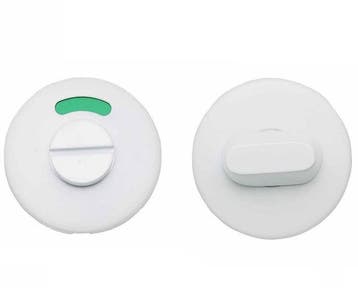 WC-Sluiting 8 mm Rond verdekt mat wit, Doe-het-zelf en Verbouw, Deuren en Horren, Verzenden, Nieuw