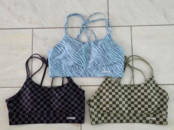 3 sportbhs van STRONGER maat L, Kleding | Dames, Sportkleding, Maat 42/44 (L), Ophalen of Verzenden, Stronger, Fitness of Aerobics