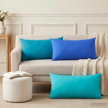 vidaXL Kussen met kussen HEERLEN 6 st Koninklijk Blauw, Huis en Inrichting, Verzenden, Nieuw, Blauw