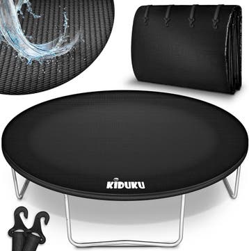 Trampoline beschermhoes - Afdekhoes - 427 cm - Zwart - KIDUK, Verzenden, Zo goed als nieuw