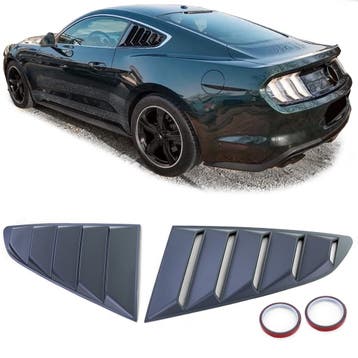 Louvers Ford Mustang Coupe 16-22 Mat Zwart, Ophalen of Verzenden, Nieuw