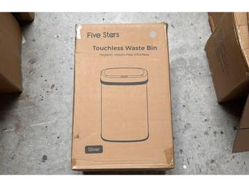 Five Stars® Prullenbak - Sensor - 60 Liter - Soft Close, Verzenden, Nieuw