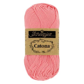 Scheepjes Catona 25g - 409 Soft Rose - Haakgaren / Breigaren, Ophalen of Verzenden, Nieuw, Breien of Haken, Wol of Garen