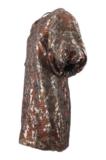 Notre-V Jurk in maat M Brons, Kleding | Dames, Notre-V, Verzenden, Zo goed als nieuw, Overige kleuren