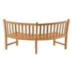 Ronde bank teak 200x53x92cm, Huis en Inrichting, Ophalen of Verzenden, Nieuw