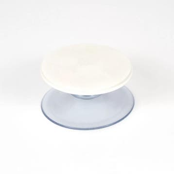 40mm Zuignap met Plakker - Transparant - type: GZ-405