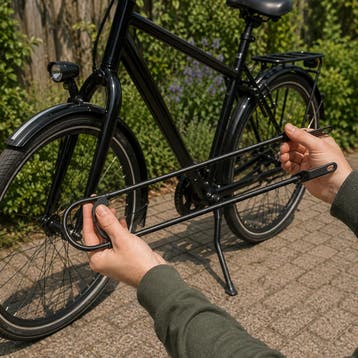 Kalloy BD0902A Spatbordstang bumper mat-zwart (Fiets), Ophalen of Verzenden, Nieuw, Derailleur of Ketting