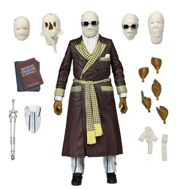 Universal Monsters Action Figure Ultimate Invisible Man (Kem, Ophalen of Verzenden, Nieuw