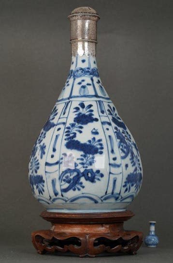 Flesvaas - Porselein - China - Wanli (1572-1619) - Insecten,