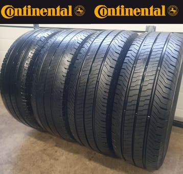 4x 215 65 R15C CONTINENTAL 9.5mm en 6mm €87,50 P.S GEMONT, Ophalen, Gebruikt, 15 inch, Vrachtwagen