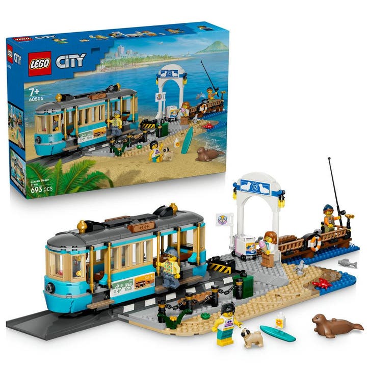 LEGO City - Klassieke strandtram 60506, Kinderen en Baby's, Speelgoed | Duplo en Lego, Ophalen of Verzenden