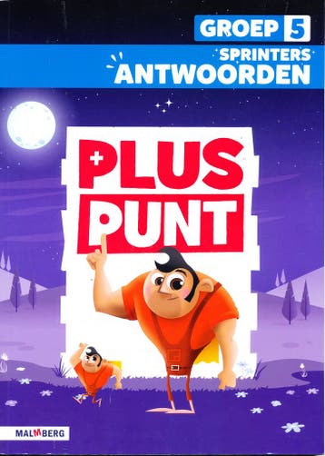 Pluspunt versie 4 Antwoorden Werkboek sprinters groep 5, Verzenden, Nieuw