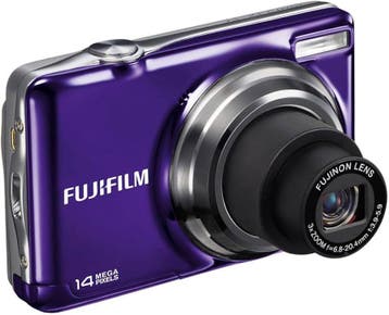 Fujifilm FinePix JV300 Digitale Compact Camera - Paars, Verzenden, Zo goed als nieuw