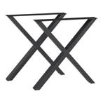 Stalen onderstel Greith set van 2 tafelpoot 72x69 cm zwart [, Verzenden, Nieuw