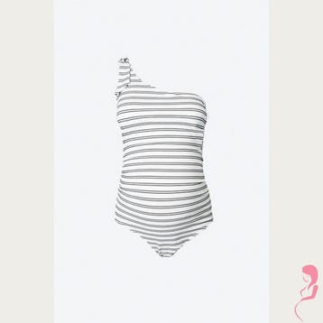 Pez Dor ZwangerschapsBadpak Burbuja Stripe Navy, Kleding | Dames, Verzenden, Nieuw
