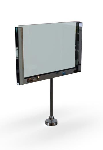 Display A6 magnetisch chroom ST0044.CHROME, Zakelijke goederen, Kantoor en Winkelinrichting | Winkel en Inventaris