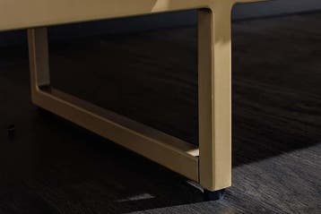 Design salontafel GATSBY 110cm massief mangohout marmeren, Ophalen of Verzenden, Nieuw