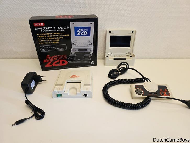 PC Engine - Console - NEC PI-TG001 + Portable Montior IPS /, Spelcomputers en Games, Spelcomputers | Overige, Gebruikt, Verzenden