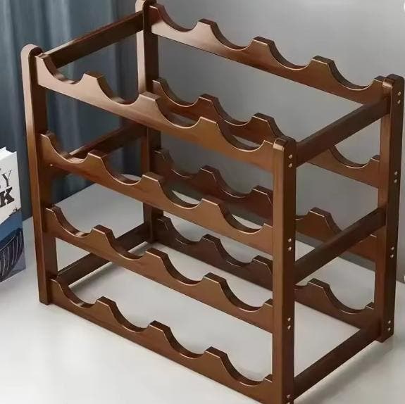 Rode Wijnrek – Huishoudelijk Display en Opbergrek, Huis en Inrichting, Woonaccessoires | Wijnrekken, Nieuw, Verzenden