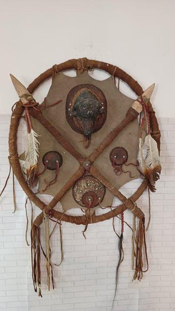 Decoratief ornament - Decoratieve inheemse Indiaan