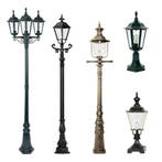 Staande Buitenlantaarn Tuinlantaarn Lantaarnpaal Buitenlamp, Tuin en Terras, Buitenverlichting, Bewegingssensor, Minder dan 50 watt