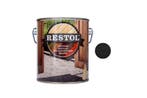 Restol Restol houtolie mat 2,5 liter, ebbenzwart, Doe-het-zelf en Verbouw, Verf, Beits en Lak, Verzenden, Nieuw