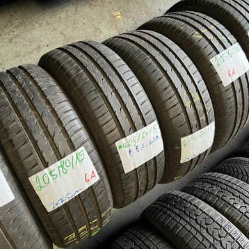 4 x Fulda EcoControl HP 205-60-15 Zomerbanden 7,5mm, Gebruikt, 15 inch, Band(en), Personenwagen