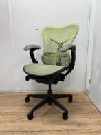 Refurbished Herman Miller Mirra Bureaustoel - Scherpe Prijs, Verzenden, Geel, Zo goed als nieuw, Bureaustoel