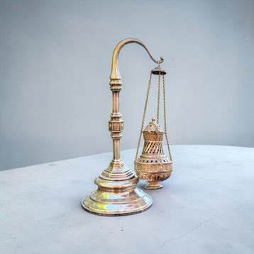 Joyería Otero - Wierookvat - Verzilverd messing - Religieus, Antiek en Kunst