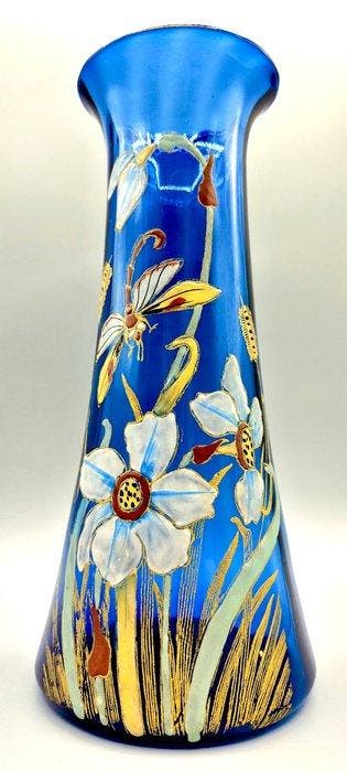 LEGRAS (1839-1916) - MONTJOYE - Vaas - Grote vaas met