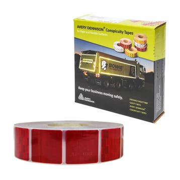 Avery V-6792 Contour Reflectietape Rood | Rol 50M, Verzenden, Nieuw