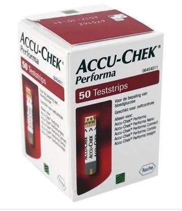 Roche Accu-Chek Performa teststrips - 50 stuks, Verzenden, Nieuw