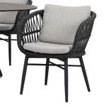 Arezzo dining tuinstoel antraciet rope, Ophalen of Verzenden, Nieuw
