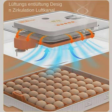 Automatische Broedmachine voor 56 Eieren met LED Candler & T, Dieren en Toebehoren, Verzenden, Nieuw
