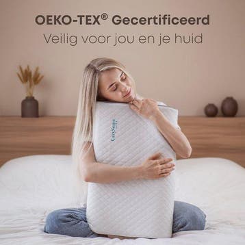 2dekans | CozySense® Hoofdkussen - Orthopedisch Pillow -, Ophalen of Verzenden, Zo goed als nieuw, Wit