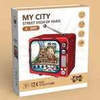 Modelbouw My City Houten Puzzel Streetview of Parijs - 98..., Verzenden, Nieuw