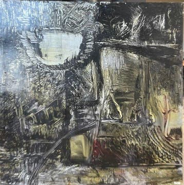 Jean Michel-Dales (1919-2003) - Golden eye, Antiek en Kunst